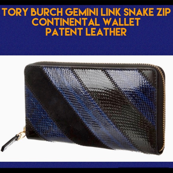 Tory Burch Handbags - 🆑FINAL PRICE TORY BURCH GEMINI LINK SNAKE WALLET
